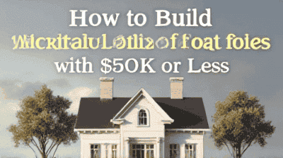 How to Build a Profitable Real Estate Portfolio with $50K or Less